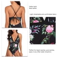 thumbnail image 4 of Traje de Baño ANGGREK de una pieza Elástico Ligero Cómodo Poliéster para Baños de spa, 4 of 5
