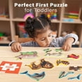 thumbnail image 4 of BenBen Toddler Jigsaw Puzzles for 1 2 3 Years Old Boys Girls, 48 Pieces, Educational Montessori Toys, 4 of 9