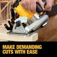 thumbnail image 4 of DEWALT 20V MAX Cordless 4-Tool Combo Kit, Drill/Driver, Reciprocating Saw, Circular Saw & LED Work Light, with 2 Batteries & Charger (DCK423D2), 4 of 11
