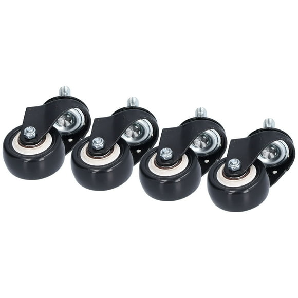 Swivel Casters, 4pcs 2" Threaded Stem Swivel Casters, 360 Swivel Silent Casters, Swivel Casters for Most Furniture