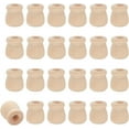 thumbnail image 1 of 50 candelabros de madera sin terminar, portavelas de madera, portavelas, portavelas de madera, tapas de espiga de madera., 1 of 5