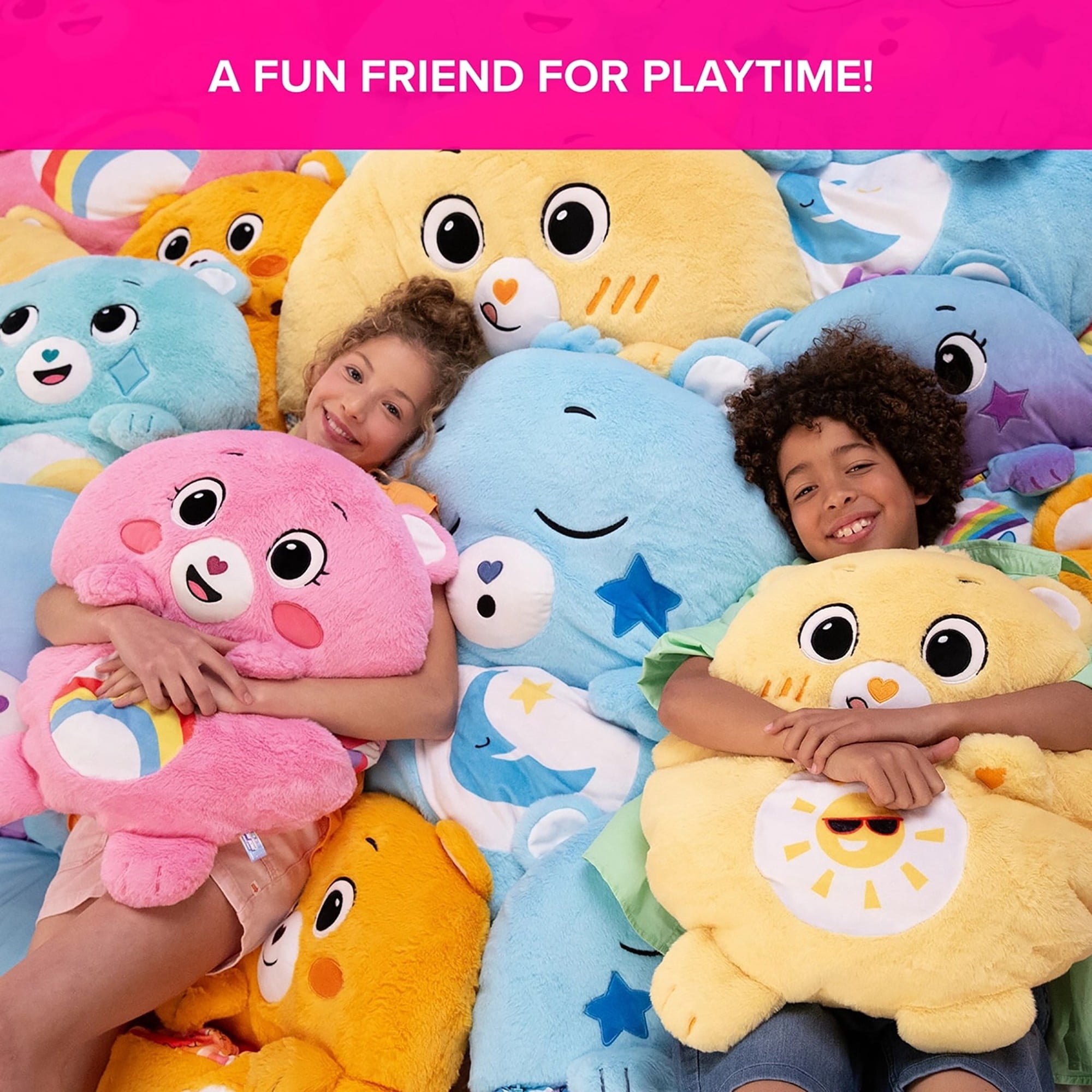 Happy Nappers Care Bears, Sleep Sack Large, Blue, 66 x 30 inches