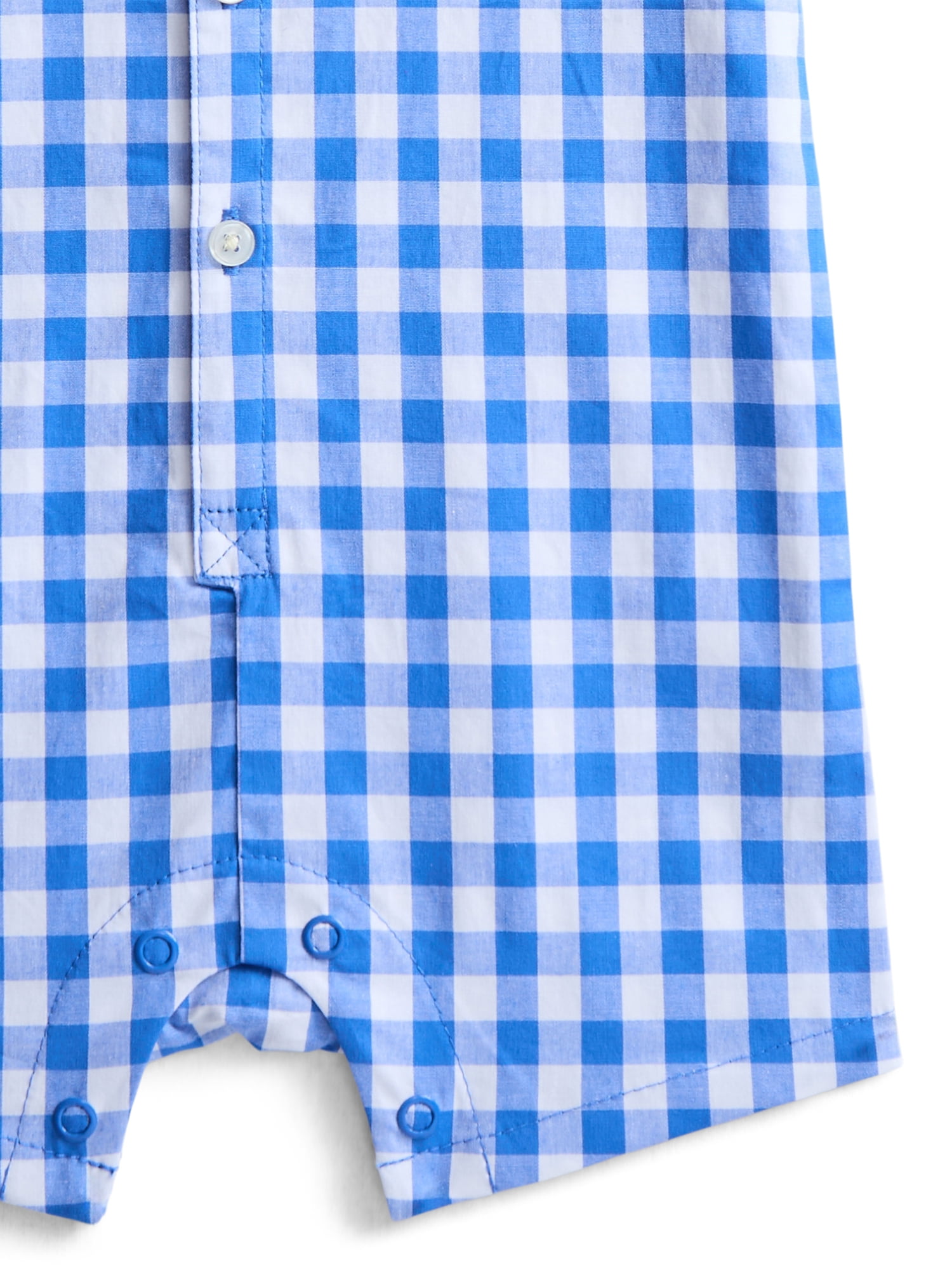 Wonder Nation Baby Boys Woven Shortie Romper with Short Sleeves, Sizes 0/3M-24M