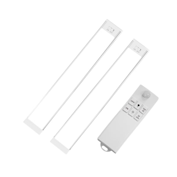 Luz de armario recargable de 128 lm para interiores, ideal para cocina. 2 luces del gabinete