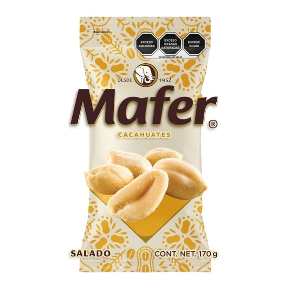 Cacahuates Mafer salado de 170 g