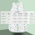 thumbnail image 4 of HAOTAGS Baby Sleep Sack (0-24 Months) Wearable Blanket for Babies 100% Cotton 2-Way Zipper Toddler Sleeping Bag Multicolor Size 0-6 Months, 4 of 6