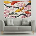 thumbnail image 7 of Coolnut Tapestry Wall Hanging Koi Fish Tapestry Polyester Tapestry Bright Wall Art Wall Blanket Wall Decor for Bedroom Living Room Dorm Decor（60 x 51 inch） Home Decor Gifts, 7 of 7