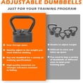 thumbnail image 2 of Exercise Equipment Adjustable Kettlebell Handle Square Exercise Fitness Kettlebell Grip Training & Weightlifting Equipment for Men Women Strength, Conditioning & Cross-Training,Home Gym Equipment, 2 of 5