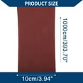 thumbnail image 4 of Papel de lija largo Unique Bargains P180 393.70"x3.94" Rollo de lija roja de terciopelo 1 pieza, 4 of 6