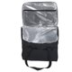 thumbnail image 1 of Bolsa De Almuerzo Aislada, Fiambrera XL Negra De Papel De Aluminio Interior Con Bolsillo Delantero Con Bolsillos Laterales Para Exteriores, 1 of 7
