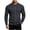 Dark Gray, variant on Men's Textured Cable Knit Button Front Cardigan Stand Collar Long Sleeve Sweater With Pockets