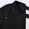 thumbnail image 4 of Yvsxxv 1Pc Black Steampunk Half Shoulder Cloak Asymmetrical Shrug Cape for Women Men Formal Events, 4 of 7