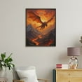 thumbnail image 4 of Paint by Numbers Kit for Adults, Dragon Soaring Fiery Landscape Paint by Numbers, Easy Paint by Numbers Kit for Adults Beginner, DIY Adult Paint by Number Kits on Canvas, Home Decor, 4 of 7