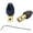 2.3mm, variant on Quick Change Drill Chuck with Hex Shank, 0.3-6.5mm Three-jaw Mini Chuck Adapter for 3.6V Electric Grinder & Twist Drill Bits
