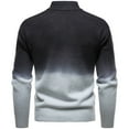 thumbnail image 4 of ChaoLingNeng Mens Sweaters 103Xl Men's Cable Knit Collar And Button Pullover Sweater Casual Long Sleeve Stand Collar Button Knitted Polo Sweaters, 4 of 4