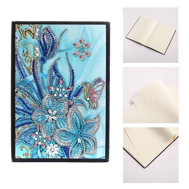 Diamond Painting Notebook,5D Diamond Painting Notebook Special Shaped Diamond Craft DIY Diamond Notebook Achieve More