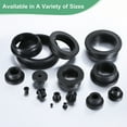thumbnail image 2 of Uxcell 2-Pack 2.11 Inch Drill Hole, 1.65 Inch ID Silicone Rubber Grommets for Wiring, Wire Cable, Hole Plugs, Desk, Water Pipe, Hydroponic, Irrigation [Black], 2 of 6