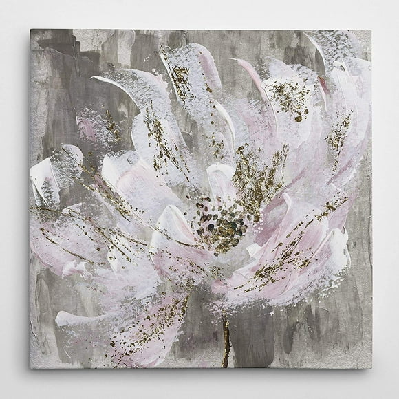 Wexford Home Blushy and Splashy Gallery Wrapped Canvas Wall Art, 16x16