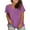 Purple, variant on WTXUE T Shirts Oversized Tshirts Plus Size V Neck T Shirts Women Short Sleeve Tops Casual Summer Tshirts Loose Fit Tee Short Sleeve Shirts Tunic Tops T Shirts for Women Loose Fit Mint Green L
