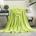 thumbnail image 2 of JWshufel Fleece Blanket Super Soft Cozy Throw for Couch with Warm Fuzzy Polyester Microfiber Suit for Winter Family Gifts 55.1x39.4in Green, 2 of 3