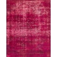 thumbnail image 1 of Ahgly Company Indoor Rectangle Abstract Hot Deep Pink Abstract Area Rugs, 6' x 9', 1 of 6