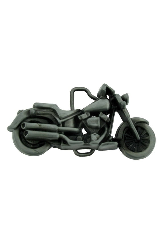 Motor Bike Cycle Brushed Belt Buckle Die-cut Finished
