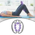 thumbnail image 4 of Leg Massager Roller Handheld Massage Tool for Thigh Calf Elbow Yoga Gray violet, 4 of 7