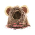 thumbnail image 2 of SDJMa Lion Mane Wig for Cats and Dogs, Funny Pet Cat Costumes for Halloween Christmas, Furry Pet Clothing Accessories, 2 of 8