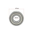thumbnail image 4 of 6204ZZ Deep Groove Ball Bearing 20x47x14mm Double Shielded ABEC-3 Bearing 2-Pack, 4 of 4