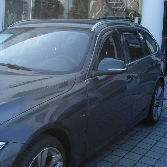 Window Visor Vent Rain Guard for BMW 3 Series F30 Sedan 2012-2019 Smoke