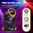 thumbnail image 3 of 7R 230W Zoom Moving Head Beam Stage Spot Light 15 Gobos 14 Colors Disco Party Stage Lights 2 Pack, 3 of 8