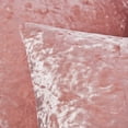 thumbnail image 5 of Deconovo Crushed Velvet Pillow Covers Coral Pink Square Pillow Covers Pack of 2 for Sofa 16 x 16 inch, 5 of 6