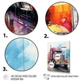 thumbnail image 3 of Designart "Rebel Rumble Semi Truck Dominance II" Truck Floater Framed Wall Art Print, 3 of 7