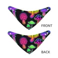 thumbnail image 6 of Kll Bright Mushrooms Dog Bandanas,Triangle Reversible Pet Scarf For Small Medium Large And Extra Large Dogs-Small, 6 of 8