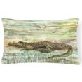 thumbnail image 1 of Carolines Treasures SC2016PW1216 Alligator Sunset Canvas Fabric Decorative Pillow, 1 of 1