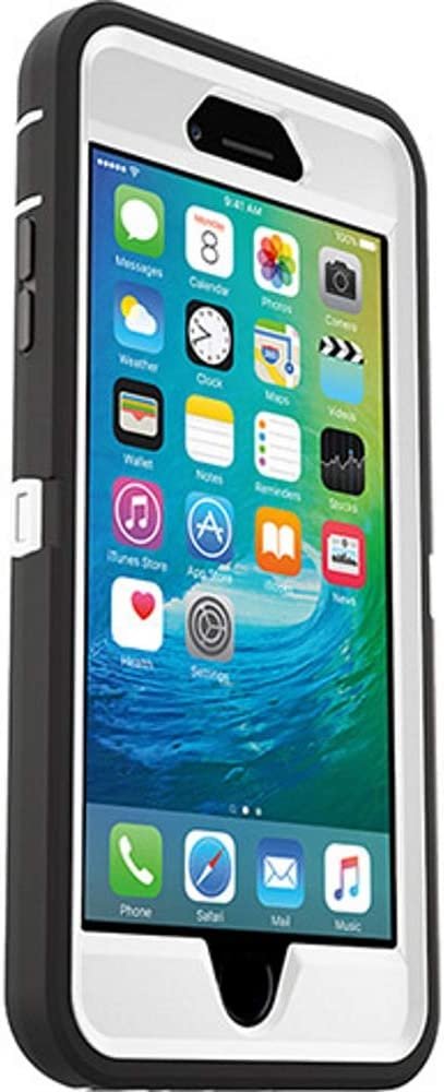 OtterBox Defender Case for iPhone 6 Plus/6S Plus ONLY with Holster/Clip - Bulk Packaging - Black / White - image 4 of 9