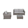 thumbnail image 4 of 3 Seating With Folding Cushions - Gray Stylish And Comfortable Outdoor, 4 of 4