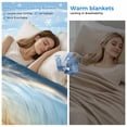 thumbnail image 2 of Sunset Beach Cooling Blanket, Lightweight Breathable Summer Throw Blanket with Double Sided Cold Effect,Spray Ocean Waves Sky Nature Scenery Picnic Beach Blankets Bed Sheet for Hot Sleepers 50"x60", 2 of 8