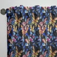 thumbnail image 3 of Designart 'Butterflies On Black' Modern & Contemporary Curtain Panel, 3 of 5