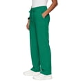 thumbnail image 3 of QIYAGBSA Scrub Pants for Women Soft Stretch Drawstring Elastic Waist Multi Cargo Thigh Pockets Work Uniform Long Shifts Daily Duty Easy Move, 3 of 8