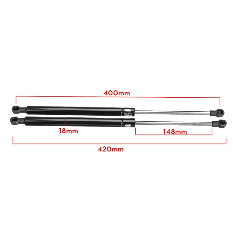 2X Universal 400mm 300N Car Front Hood Cover Rear Trunk Boot Shock Lift  Strut Support Bar Gas Spring