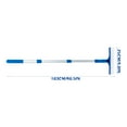 TUIBELY Blue Pool Cleaning Brush with Telescopic Handle MultiPurpose