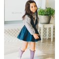 thumbnail image 5 of Fille Enfant Été Sans Manches Robe Denim Salopette Tutu Jupe Partie Vêtements, 5 of 5