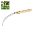 thumbnail image 1 of Lttoisl Faucille Dentelée en Acier Inoxydable avec Lame de 10,6 Pouces, Poignée Ergonomique en Plastique, Outil de Récolte Durable pour le Jardinage, le Camping, l'Entretien de Pelouse, la Gestion des Terres, 1 of 8