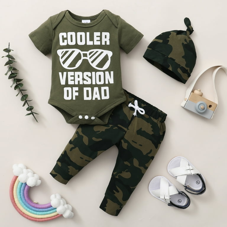 Newborn Baby Boy Clothes Baby Boy Outfits Letter Print Short