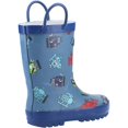 thumbnail image 3 of Cotswold - Botas de Agua Puddle   Diseño Robots para Niños/Niñas (Azul), 3 of 4
