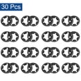 thumbnail image 3 of Unique Bargains 30 Pack Internal Tooth Star Lock Washers M14 Quick Speed Locking Washers, 65Mn Steel Starlock Push Nuts, 3 of 5