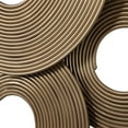 thumbnail image 3 of Uttermost Ahmet Contemporary Iron Metal Rings Wall Decor in Soft Gold, 3 of 7