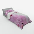 thumbnail image 3 of Ambesonne Pink Bedding Set 4 Pcs, Orchid Spring Petals Spa, Queen, Pink, 3 of 3