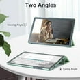 thumbnail image 4 of KOMI Étui pour Samsung Galaxy Tab A9 Plus 2023, Étui Rigide Mince avec Support, Couverture Intelligente de Protection avec Fonction de Mise en Veille/réveil Automatique pour Samsung Galaxy Tab A9 + Tablette 10,9 Pouces, Vert Sauge, 4 of 5